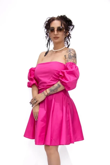 Rochie Dama 6158 Roz » Reina.Ro