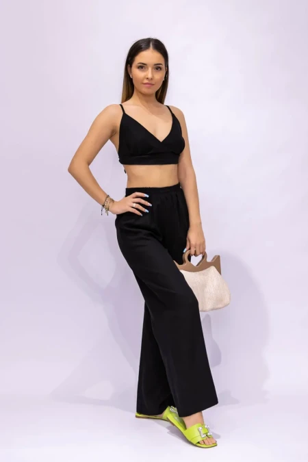 Compleu Dama 2 Piese 3498-7 Negru » Reina.Ro