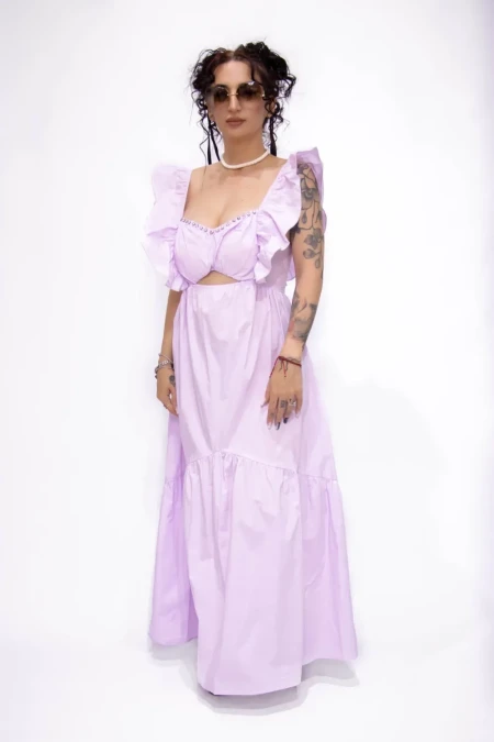 Rochie Dama L303-6899 Lila » Reina.Ro