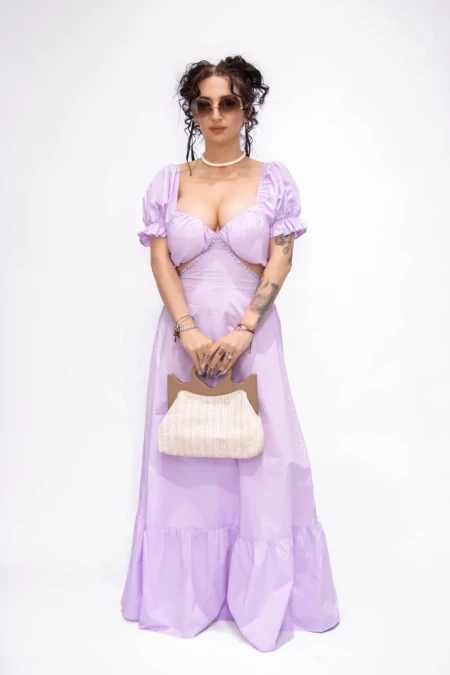 Rochie Dama L303-7098 Lila » Reina.Ro