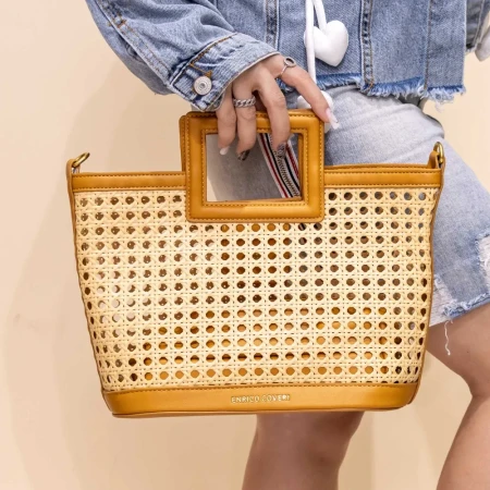 Geanta de mana 2 Piese EC6068 Maro » Reina.Ro