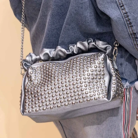 Geanta de mana PW3896 Argintiu » Reina.Ro