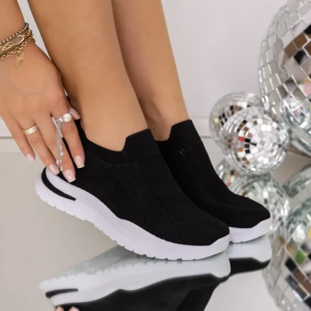 Pantofi Sport Dama 3YAN1 Negru-Alb | Mei » Reina.Ro