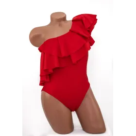 Costum de Baie Dama intreg Y30115 Rosu | Meina » Reina.Ro
