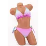 Costum de Baie Dama 4 Piese H55 Roz-Albastru | Meina » Reina.Ro