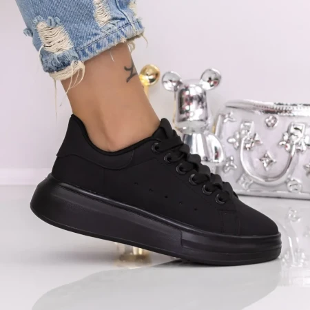 Sneakers Dama 8923 Negru | Mei » Reina.Ro