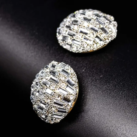 Cercei de Dama E008 Argintiu | Mei » Reina.Ro