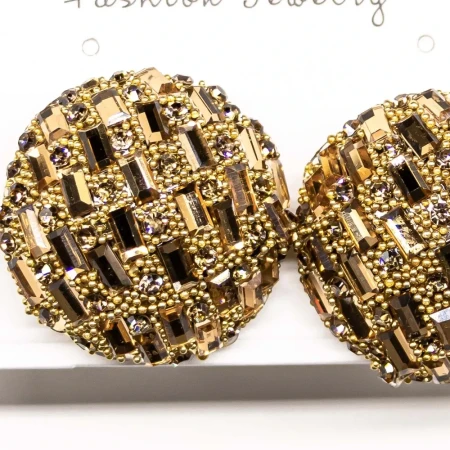 Cercei de Dama E008 Auriu | Mei » Reina.Ro