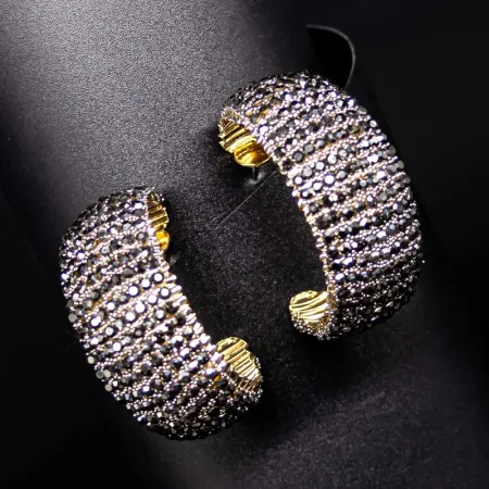 Cercei de Dama E005 Negru | Mei » Reina.Ro