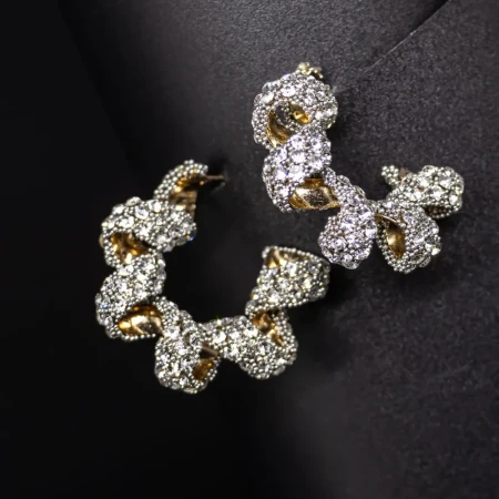 Cercei de Dama E004 Argintiu | Mei » Reina.Ro