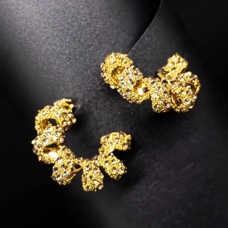 Cercei de Dama E004 Auriu | Mei » Reina.Ro