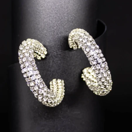 Cercei de Dama E038 Argintiu | Mei » Reina.Ro