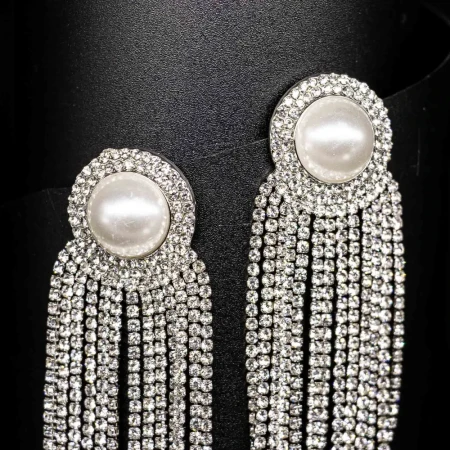 Cercei de Dama E031 Argintiu | Mei » Reina.Ro