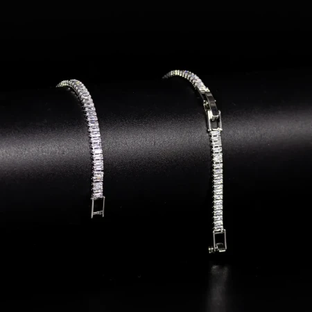 Lant de Dama H110 Argintiu | Mei » Reina.Ro