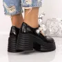 Pantofi cu Toc gros si Platforma 39-1 Negru | Mei » Reina.Ro