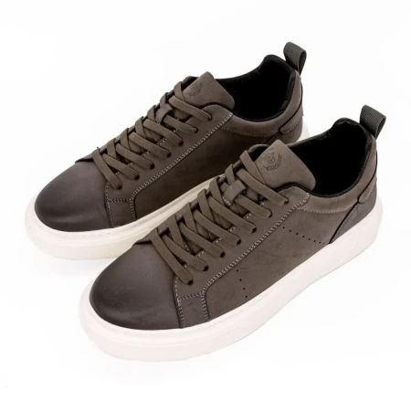 Pantofi Sport Barbati din piele naturala 3209B Gri | Adv... » Reina.Ro