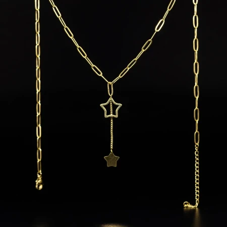 Colier de Dama LL-035-15 Auriu | Mei » Reina.Ro