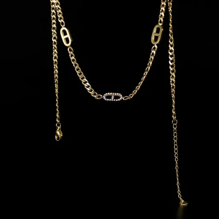 Colier de Dama LL-032-18 Auriu | Mei » Reina.Ro