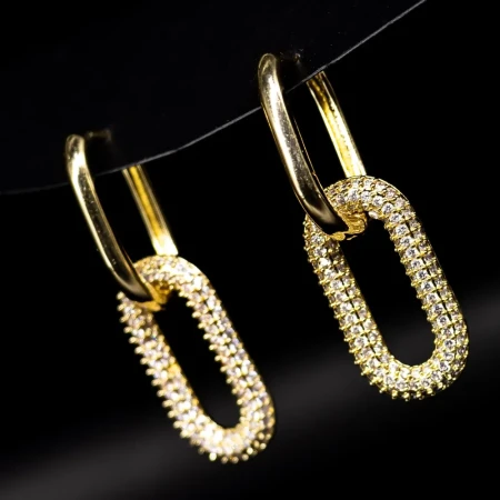 Cercei de Dama E009 Auriu | Mei » Reina.Ro