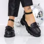 Pantofi Casual Dama 3H12 Negru | Mei » Reina.Ro