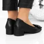 Pantofi cu Toc mic 61131 Negru | Mei » Reina.Ro