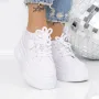 Pantofi Sport Dama cu Platforma 3AL39 Alb | Mei » Reina.Ro