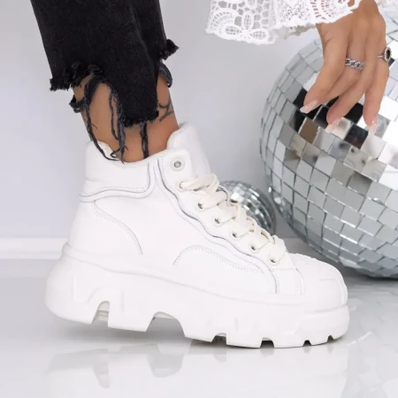 Ghete Dama cu Platforma 3AL11 Bej | Mei » Reina.Ro