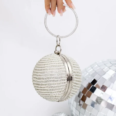 Geanta Plic BA98 Argintiu | Mei » Reina.Ro