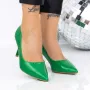 Pantofi Stiletto 3AXKK201 Verde | Mei » Reina.Ro