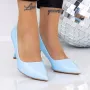 Pantofi Stiletto 3AXKK201 Albastru | Mei » Reina.Ro