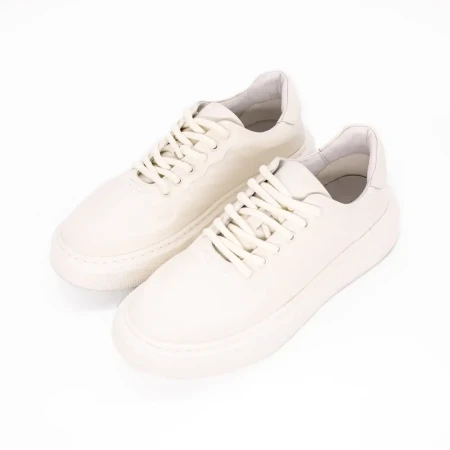 Pantofi Sport Barbati din piele naturala 3688 Alb | Adva... » Reina.Ro