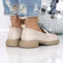Pantofi Casual Dama 5128-1 Bej | Mei » Reina.Ro