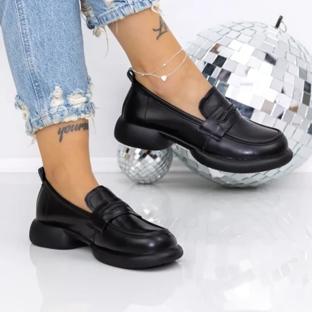 Pantofi Casual Dama 5128 Negru | Mei » Reina.Ro