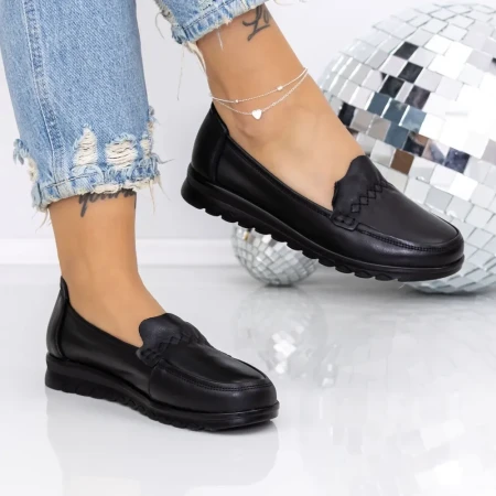 Pantofi Casual Dama 689-13 Negru | Mei » Reina.Ro