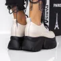 Pantofi Casual Dama 3ASJN71 Bej | Mei » Reina.Ro