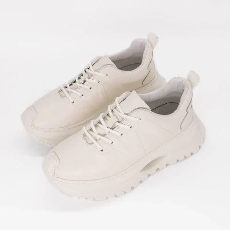 Pantofi Sport Barbati din piele naturala 86698 Alb | Adv... » Reina.Ro