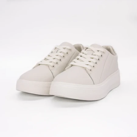 Pantofi Sport Dama din piele naturala Q2311 Alb | Advancer » Reina.Ro