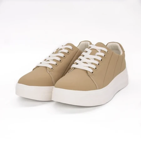 Pantofi Sport Dama din piele naturala Q2311 Piersica | A... » Reina.Ro