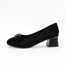 Pantofi cu Toc Gros TP508-23 Negru | Advancer » Reina.Ro