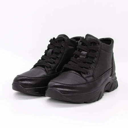 Ghete Dama din piele naturala M3055X Negru | Advancer » Reina.Ro