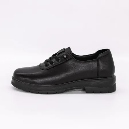 Pantofi Casual Dama din piele naturala N712 Negru | Adva... » Reina.Ro