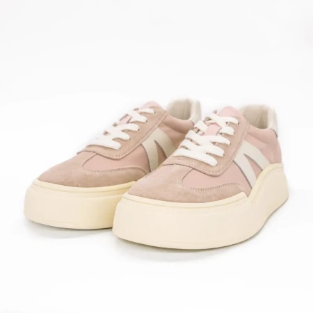 Pantofi Sport Dama din piele naturala Q3711-3 Roz | Adva... » Reina.Ro