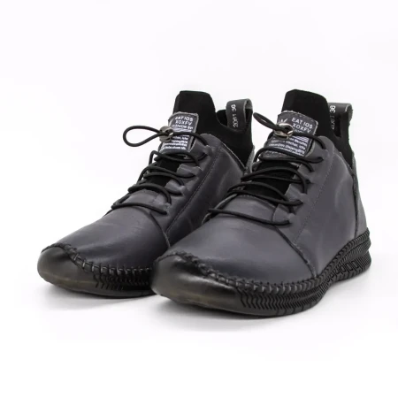 Ghete Dama din piele naturala 2061X Gri | Advancer » Reina.Ro