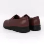 Pantofi Casual Dama din piele naturala 231153 Visiniu | ... » Reina.Ro