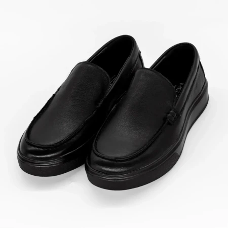 Mocasini Barbati din piele naturala H0879-6 Negru | Adva... » Reina.Ro