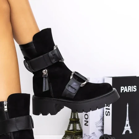 Ghete Dama 3AD25 Negru | Mei » Reina.Ro