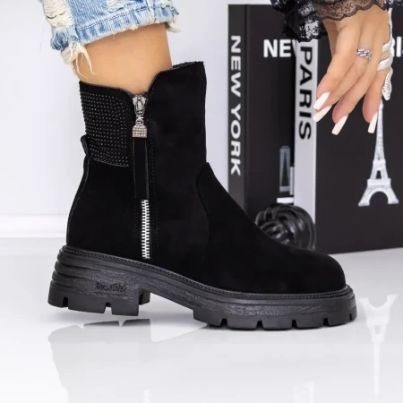 Ghete Dama 3AL55 Negru | Mei » Reina.Ro