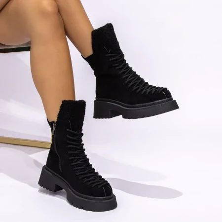 Ghete Dama 3AD12 Negru | Mei » Reina.Ro