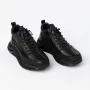Pantofi sport Barbati din piele naturala M668 Negru | Ad... » Reina.Ro