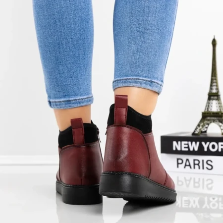 Ghete Dama H822 Rosu | Fashion » Reina.Ro